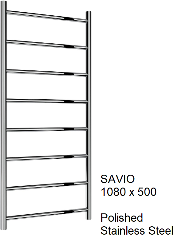 Savio Stainless Steel Towel Rail 1360 x 500